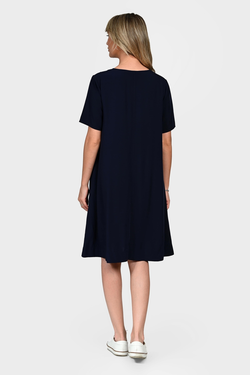 Rochie Dama, Eranthe, V-Neckline V342, cu Pictura Realizata Manual - 1 | YEO